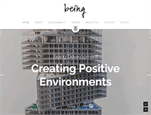 Tablet Screenshot of beingdevelopment.com