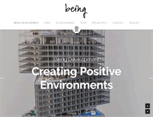 Tablet Screenshot of beingdevelopment.nl